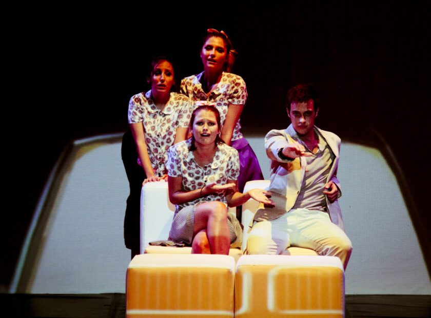 Luana, Gabi, Tammy e Ronny